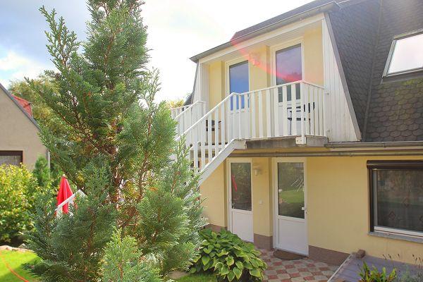 Außenansicht der Ferienwohnung Lilie in Göhren auf Rügen