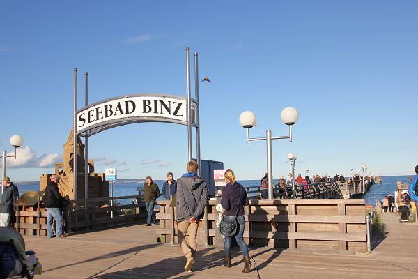 DIe Seebrücke im Ostseebad Binz