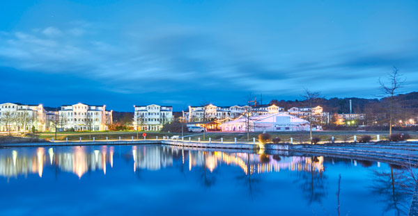 Blick auf die Selliner Eisbahn