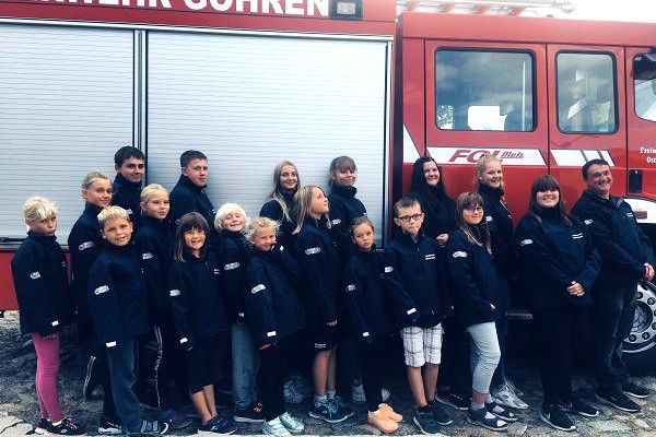 DIe Jugend Feuerwehr im Ostseebad Göhren