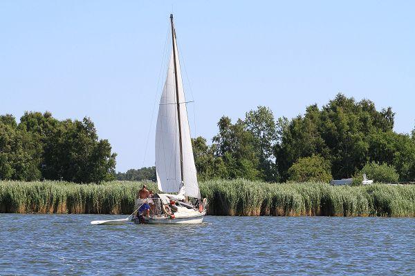 Segelboot in Gager