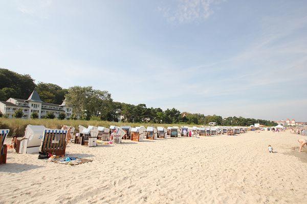 Strandkörbe in Binz am Strand