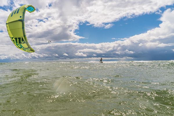 Kitesurfen auf Rügen