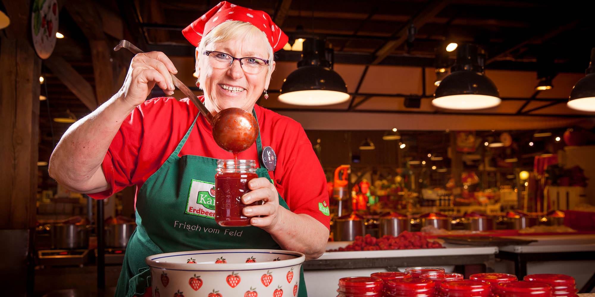 Karls Erdbeerhof - Marmelade kochen