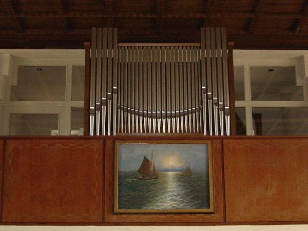 Orgel in der Kirche im Ostseebad Göhren