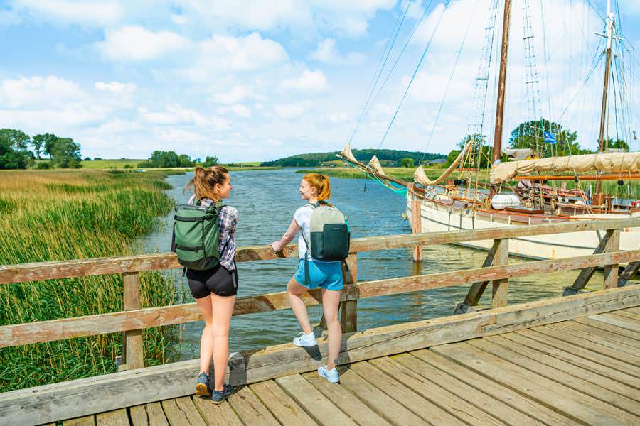 Wandern auf Rügen - Rast in Neuenkirchen