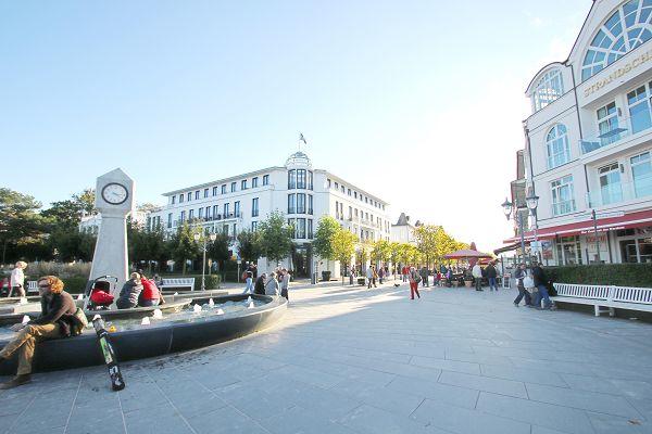 Seebrückenplatz im Ostseebad Binz