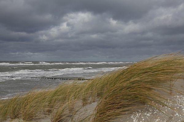 Die Ostsee bei Sturm