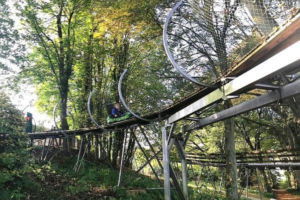 Die Inselrodelbahn in Bergen auf Rügen