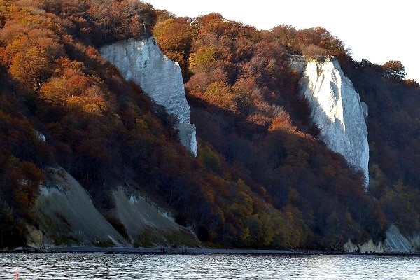 Die Kreidefelsen im Herbst