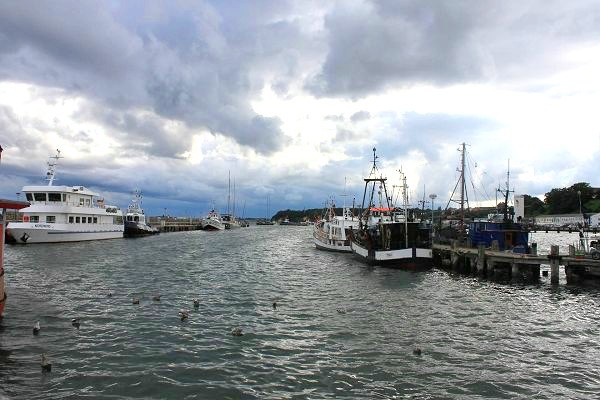 Der Hafen in Sassnitz