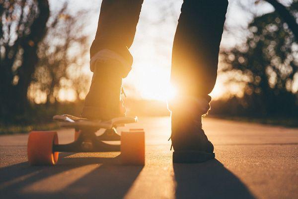 skateboard auf rügen