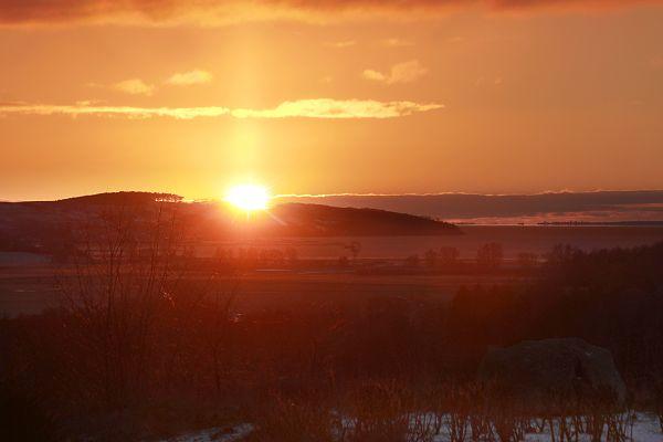 Sonnenuntergang in Zicker Rügen