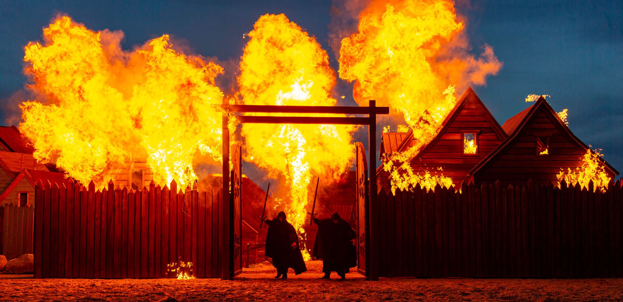 Störtebeker Festspiele - Spielszene mit Feuer