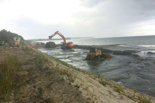 Strandaufspülung zwischen Lobbe und Thiessow