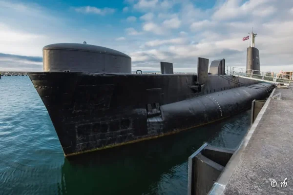 U-Boot HMS Otus in Sassnitz auf der Insel Rügen