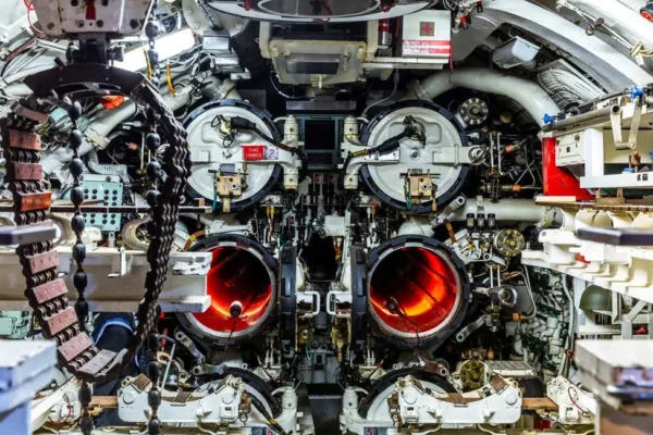 Torpedorohre im U-Boot Museum Rügen in Sassnitz